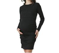 Robe de Grossesse et Allaitement Noire Femme Mamalicious Emily L