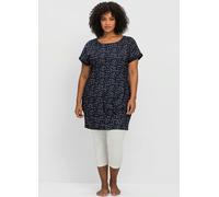 Robe de loisirs - Sheego - marine imprimé MARINE IMPRIMÉ 54/56