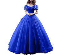 Robe de Mariage, Mariée, Cérémonie, Wedding Dress, Soirée Longue, Cendrillon, Princesse, Anniversaire, Graduation A-Line Papillon Party Dresses