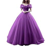 Robe de Mariage, Mariée, Cérémonie, Wedding Dress, Soirée Longue, Cendrillon, Princesse, Anniversaire, Graduation A-Line Papillon Party Dresses