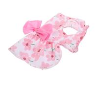 Robe de Mariée pour Chien avec Nœud, Polyester, Taille S | Tenue de Fête pour Animaux, Style Frais et Chic, pour Chiens et Chats, Célébrations Festives