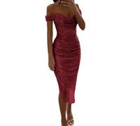 Robe De Mariée Robe De Soirée Satin Longue Blanche Femme Verte Emeraude Doree Lilas Paillettes Chic Vert Sauge Mariage Invitée Champetre Paillette Dentelle Boheme Bleu 2Xl Soiree SoiréE Manche Noel