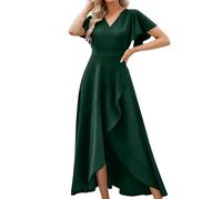 Robe De Mariée Robe Femme Chic Et Elegant De Cocktail Bordeaux Sexy Satin Noir Doree Rose Tenue Nouvel an Soiree Longue Reveillon Réveillon Fête Paillette Bal Oriental Mariage XL Soirée Orientale