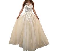 Robe de mariée, robes d'invité de mariage grande taille avec col en V sans manches dentelle florale épissure élégante jupe corset taille cintrée mariage fête sexy dentelle mariée costume long