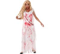 Robe De Mariée Zombie Pour Femmes Reine Du Sang Halloween