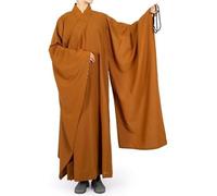 Robe de moine bouddhiste zen, costume Shaolin for adultes, multicolore(Ginger,44)