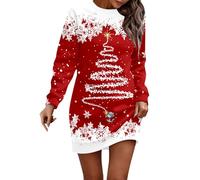 Robe De Noel Soirée Longue Costume Mere Velours Femme Taille Empire Hiver Chic Et Glamour Deguisement Pull Sexy Noël Elegant Adulte Tenue Grande Des Années 20 Soiree Fete Déguisement Bal,XXL