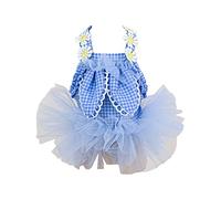 Robe de nuit pour chien pour animal domestique - Pyjama floral pour animaux de compagnie - Vêtements pour petits chiens et filles - Robe florale printanière pour fille