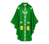 Robe de Pasteur pour Hommes Tenue De Prêtre Pour Église Avec Chasuble