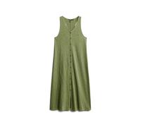 Superdry Beach Sleeveless Midi Dress Vert L Femme