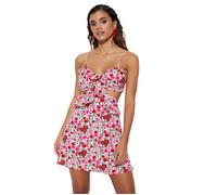 Robe de plage Trendyol - TBESS21EL1054 - Robe de Plage Detaillee en Viscose avec Motif Floral Femme S