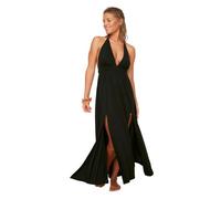 Robe de plage Trendyol - TBESS21EL2796 - Robe de Plage Tricotee Detaillee avec Perles Femme S