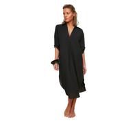 Robe de plage Trendyol - TBESS21EL3847 - Astuce Robe de Plage detaillee, Noir, 38 Femme 38