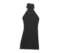 Robe de Poupée Tenue Féminine Vêtement de Modèle Accessoire de 6 Pouces Costume de Personnage Au Design Élégant Approprié pour Exposition et Jeu Éduca, Noir
