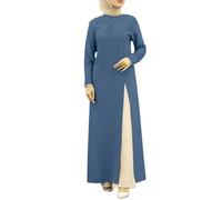 Robe de Prière Musulmane Femme Robe de prière Abaya Islamique Une pièce à Manches Longues Ethnique Longue Ramadan Robes de Prière Tenue Vetement pour Soirée, Ramadan, Aid, Prière, Fête