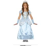 robe de princesse bleue pour fille, taille:128/134