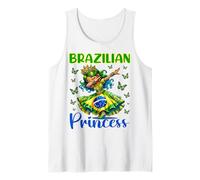 Robe de Princesse brésilienne Dab Girl Drapeau Heritage Girls Kids Débardeur