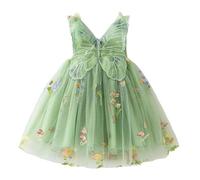 Robe de princesse brodée de papillons, sans manches, avec ailes, pour fête de danse, en , motif Floral, vêtements pour petites filles Pull Pour Fille Décontracté Robe Imprimé Robe Pull Fille 6 Ans