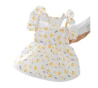 Robe de princesse double couche respirante en dentelle florale pour chiot et chat de petite et moyenne taille (2, XXL)