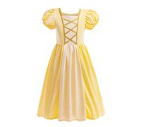 Robe de princesse en coton pour petite fille, tenue de tous les jours, motif Daisy, pour Halloween, anniversaire, f te, taille 4T 5T, jaune