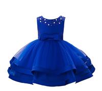 Robe de Princesse Fleurie pour Fille Occasions spéciales Mariage et Concours élégance 3 à 9 Ans Blanche Ensemble Fille BéBé Chapeau Ans