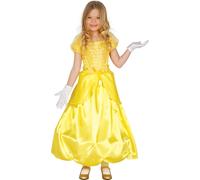 Robe de princesse jaune fille costume , taille:110/116