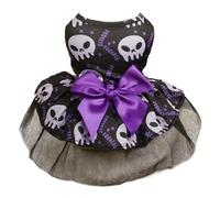 Robe de princesse pour chien - Costume d'Halloween pour chien - Costume amusant pour chiot - Robe de Noël pour animal domestique - Jupe de mariage pour chat mignon - Vêtements pour chiens Chihuahua -