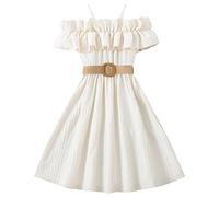 Robe de Princesse Solide sans Manches pour Tout-Petits Filles Robes soirée dansante vêtements Tenue Halloween Bebe Fille De Princesse 5 Ans DéGuisement 12 Mois K5f20