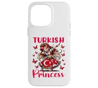 Robe de Princesse Turque avec Drapeau pour Fille - Souvenir culturel Coque pour iPhone 14 Pro Max