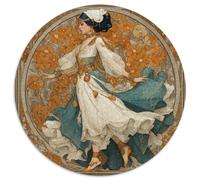 Robe de Princessee Arabe | pour Adultes |Arrière-Plan Floral| 1000pcs (67.5x67.5cm) Puzzles Jeux Éducatifs Puzzles De Décoration Intérieure