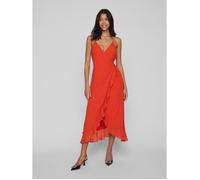 Robe de soirée à volants avec bretelles fines - Élégante robe à volants 38