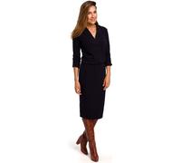 Robe de soirée élégante pour femmes Konstantyn S194 bleu foncé XXL