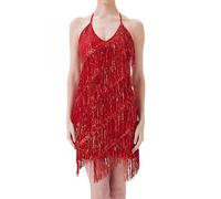 Robe De Soiree Femme Sequins Robe Femme Chic Et Elegant Réveillon Jupe Sexy Festive Dress Cocktail Glamour Robe Soiree Paillette Fete Tenue Nouvel an Disco Robes