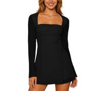 Robe De Soiree Grande Taille pour Courte Un Moderne Mousseline Témoin Froncée Volante Sequins Arabe Annee Mettre Mariées Ivoire Mes Dressingclub Duchesse Curvy Feuille