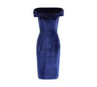 Robe de soirée Longue élégante en Velours pour Femme, épaules dénudées et c | Robe Et Basket Plage Enceinte Mousseline Marron Smoking Amincissante Mairie Couturiere Transparent Bottes Senior Trop