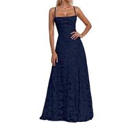 Robe de Soirée Longue Femme Élégante Jacquard Corset Robe de Demoiselle d'honneur en Dentelle Florale Sexy Robes Moulante Dos Nu pour Soirée Cocktail Party