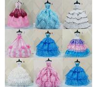 Robe De Soirée Multi-Styles Pour Poupée, Meubles De Robe De Mariée, Vêtements De Marionnettes, Accessoires