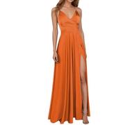 Robe De Soirée Robe Longue Femme De SoiréE Tenue Soiree Bal Chinoise Cocktail Ete Dos Nu Sexy Rouge Masqué Bouffante Verte 2XL Nouvel an Robes des Femmes Fendue sur Les Cotes Gala Chic Reveillon