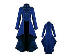 Robe de soirée victorienne victorienne pour femme | Renaissance Steampunk Frack Victorian Swallow Tail Long Trench Jacket Gothic Uniform Victorian Coat Wedding Uniform Party