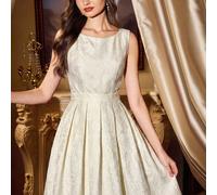 Robe de soirée vintage élégante en jacquard pour femmes, robe de remise des diplômes, robe d'invitée de mariage, tenues de vacances pour femmes, robes de remise des diplômes élégantes pour femmes, rob