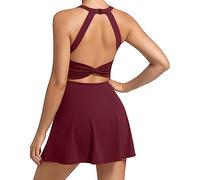 Robe de Tennis d'entraînement pour Femme avec Short et Soutien-Gorge intégrés - Vêtements de Sport pour Le Golf