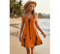 Robe débardeur décontractée sans manches pour femme - Robe trapèze confortable pour la maison