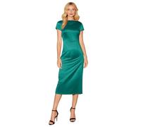 Robe décontractée en tricot pour femme - Robe d'hiver - Robe d'automne élégante - Sans manches - Dos nu - Robe maxi pour les invités de mariage avec col en cascade - Dos ouvert - Cordon de serrage en