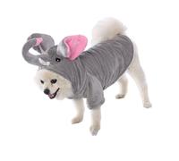 Robe d'éléphant pour chien, sweat-shirt doux, parfait pour un costume d'Halloween, costume d'Halloween pour animal domestique, combinaison éléphant