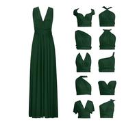 Robe Demoiselle d'honneur Femme Multiposition Infinity Dress avec Bandeau Convertible Aniversaire Robes Sexy Couleur Unie Robe Convertible sans Manche Robes pour Soirée Mariage Invitée Cocktail Fête