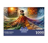 Robe des Quatre Saisons Puzzle 1000 Pièces pour Adultes Et Enfants À Partir De 12 Ans Jeux De Défi Jouets Éducatifs De Qualité Supérieure - Activité Familiale Parfaite 38x26cm/1000pcs
