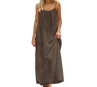Robe d'été ample pour femme - Dos nu - Tendance - Pour l'été, le printemps, le cocktail, la plage, les sorties, les retrouvailles à la maison 2026 - Élégante et mignonne - Sexy - Boîte de nuit, café