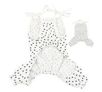 Robe d'été de Chien, vêtements pour Chiens pour Petite Race | Vêtements pour Animaux de Compagnie pour Chiens Moyens | Jupe Harnais Confortable Chiot Mignon pour Les Races Moyennes Bulldog