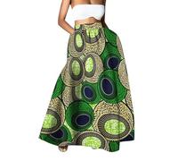 Robe d'été décontractée pour femme, grande jupe évasée, poche ample, jupe mi-longue, robe d'invitée de mariage pour femme, Vert, S