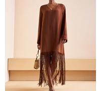 Robe d'été et de début d'automne 2025, style occidental, style nomade, fête d'anniversaire, saison de remise des diplômes, style universitaire, sorties quotidiennes, de base, polyvalente, vacances déc